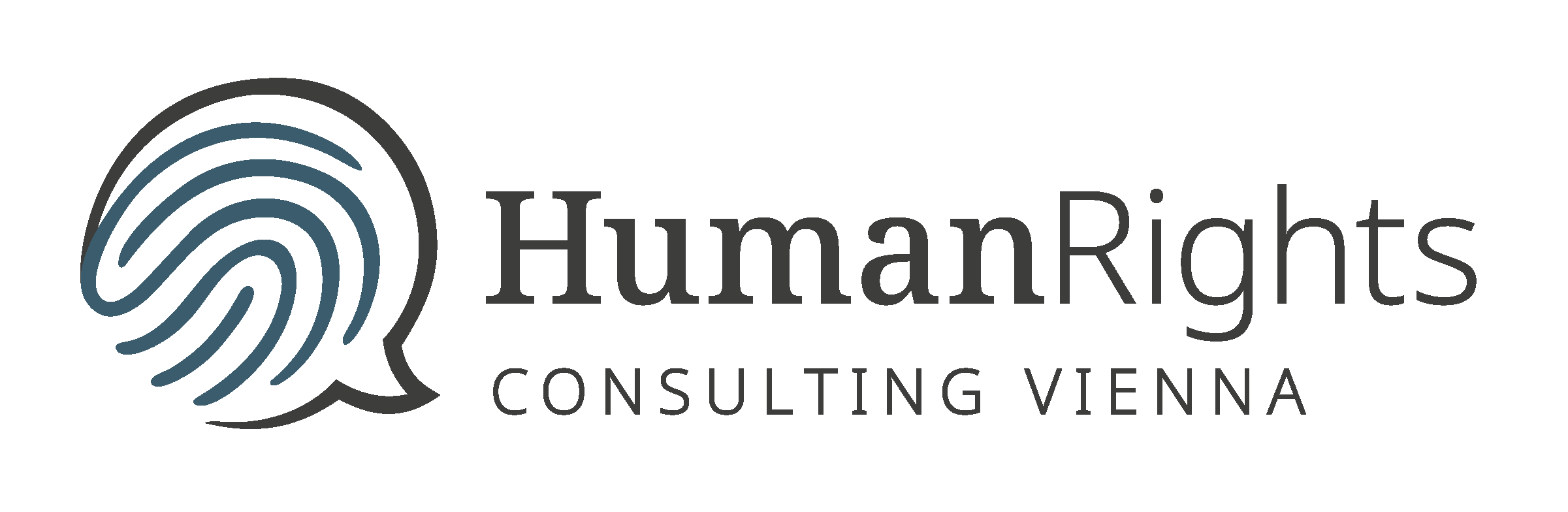 Logo Human Rights Consulting Logo mit Grafik