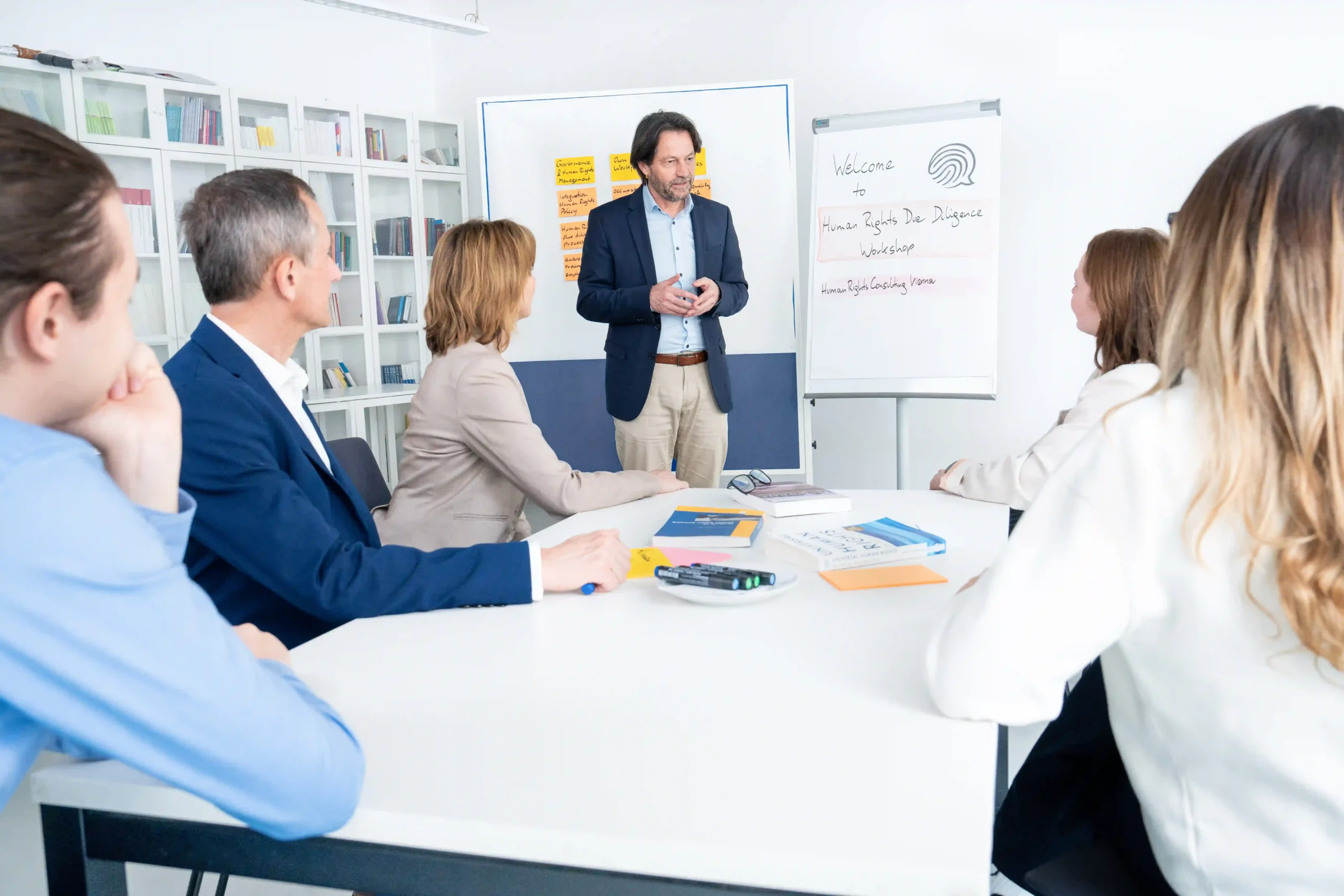 Workshop Walter spricht vor WorkschopteilnehmerInnen